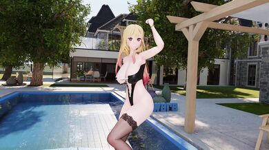 'Marin Kitagawa (Kimagure Mercy) (sound) [Shark100]4k'
