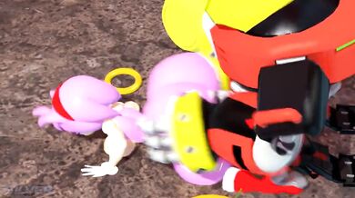 'Busty MILF gets punished by her son's friends'