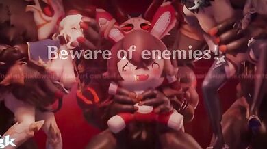 "Sexy Bunny Babes: Eulalia, Jean and Baron in a Naughty Threesome"