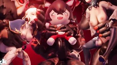 "Sexy Bunny Babes: Eulalia, Jean and Baron in a Naughty Threesome"