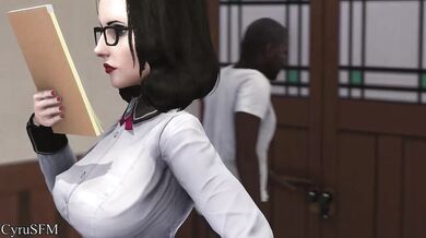 Would you like to watch my sexy teacher Elizabeth getting fucked by a big black cock?