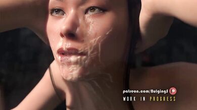 This hot Asian babe is going to give you an oral blast like no other! Watch as Kitana takes on big bulgingsenpai and shows off her skills