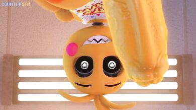 Toy Chica inviting you to eat, will you accept?