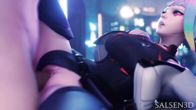 Watch as these two horny Edgerunnners, Lucy and Edgerunner, join forces with a hot 3D character named Salsen3D to create the hottest PORN video yet!