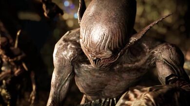 Watch Jills encounter with the Falmer in first person perspective