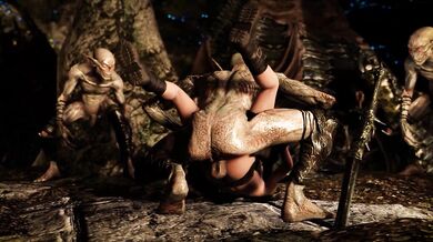 Watch Jills encounter with the Falmer in first person perspective