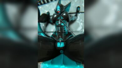 Watch as a giant bulging drone penetrates an evil bananas tight hole with ease in Drone Bulge Penetration