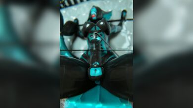 Watch as a giant bulging drone penetrates an evil bananas tight hole with ease in Drone Bulge Penetration