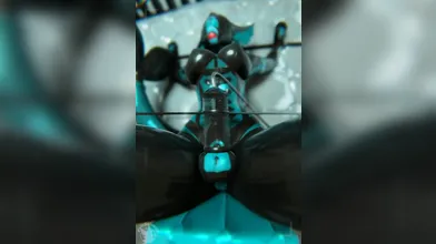 Watch as a giant bulging drone penetrates an evil bananas tight hole with ease in Drone Bulge Penetration