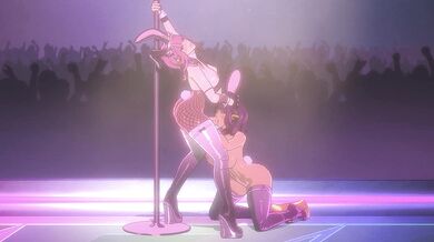 A Mages Futa Blowjob, with a Cute Girl on the Side