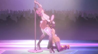 A Mages Futa Blowjob, with a Cute Girl on the Side