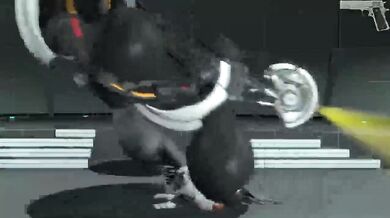 Super Smash Bros Ultimate - Melted Funtime Freddy Rides the GLaDOS Cock