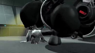 Super Smash Bros Ultimate - Melted Funtime Freddy Rides the GLaDOS Cock