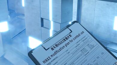 Watch as these two busty women enjoy a steamy lesbian encounter that ends with a facial cumshot in Nikke Modification^（Rapi）