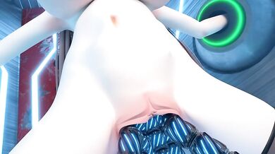 Watch as these two busty women enjoy a steamy lesbian encounter that ends with a facial cumshot in Nikke Modification^（Rapi）