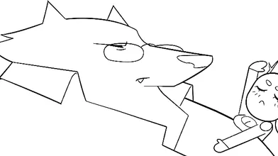 Watch as the sexy Sugar Daddy Wolf ravages a helpless Bimbo Deer in this sensual HENTAI porn video!