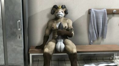 Hentai Aaron Fapping with Giant Monster [H0rs3]