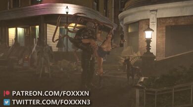 Jill Valentine Nemesis Tentacles Street Fucking