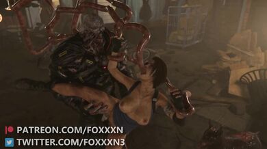 Jill Valentine Nemesis Tentacles Street Fucking