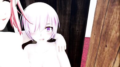 In this FGO game, girls are locked in a box and for*ced to satisfy each others sexual desires
