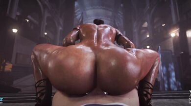 Sheva Alomar Squats Riding on a Huge Cock
