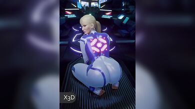 Sexy Samus Aran Bouncing on Her Booty