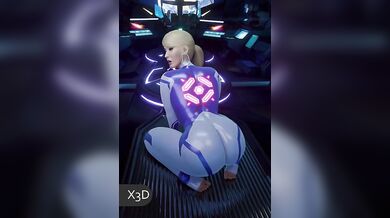 Sexy Samus Aran Bouncing on Her Booty