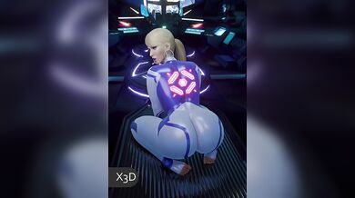 Sexy Samus Aran Bouncing on Her Booty