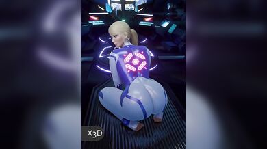 Sexy Samus Aran Bouncing on Her Booty