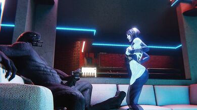 Office Sex Frenzy - Cortana, Stripper and Dance!