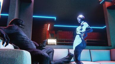 Office Sex Frenzy - Cortana, Stripper and Dance!