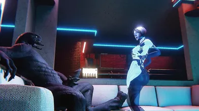 Office Sex Frenzy - Cortana, Stripper and Dance!