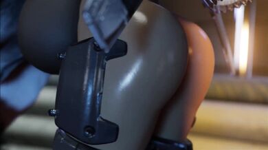 Valkyrie and her horse with big tits have a wild fuck session in the bartender’s cabin