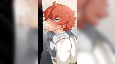 A hot Asian babe Ericht and her lesbian lover Samaya deepthroats a massive dildo with ease in this hentai PORN video