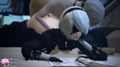 Hairy-Assed Hentai Slave Gets Fucked Hard While Reading Manga - Black Spleen Lotus