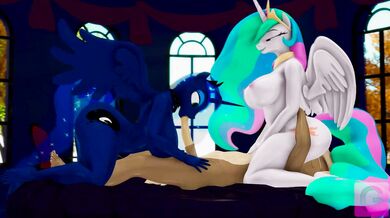 The hentai video you seek is called Princess Lunas Sultry Nighttime Tale