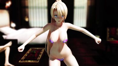 Angela and Balzac have a steamy hotel dance before they fuck in the next room, but things get even hotter when their neighbor joins in on the action