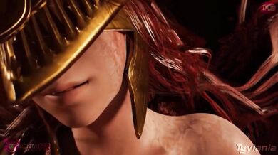 Malenia Squats on You in a Tight Leather Bodysuit