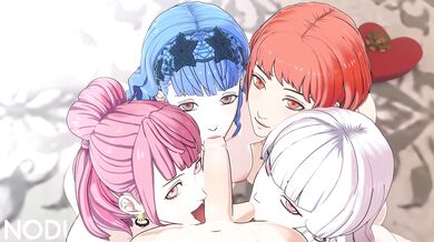 Hentai Group Blowjob Session - No-doubt, it will be an unforgettable experience for all the participants