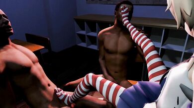 The Shimakaze Foot Fetishist R18 Oscarkim123 - (Sexy Foot Job in the Office)