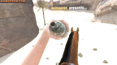 Watch as the Anime girl stretches her tight pussy hole to the limit in this HMV store Will she be able to fit all of those discs inside?