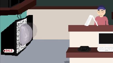 Ring Girl In A Electronic Store [4K]