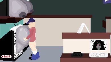 Ring Girl In A Electronic Store [4K]