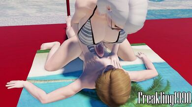 Welcome to the FutaFemboy beach! (Futa x Male, Female x Femboy)