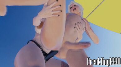 Welcome to the FutaFemboy beach! (Futa x Male, Female x Femboy)