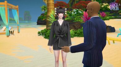 The Bitchy Maid gets Seduced on the Beach: Episode 1