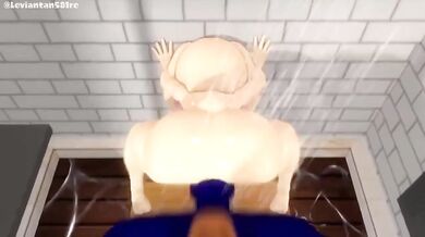 Pleasuring in the Bathroom