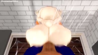 Pleasuring in the Bathroom