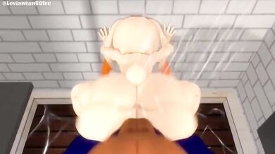 Pleasuring in the Bathroom