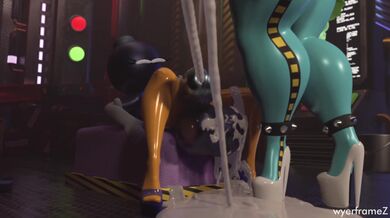 Sexy Assistant Gets Fucked in the Laboratory with a Bob-Omb Bomb!